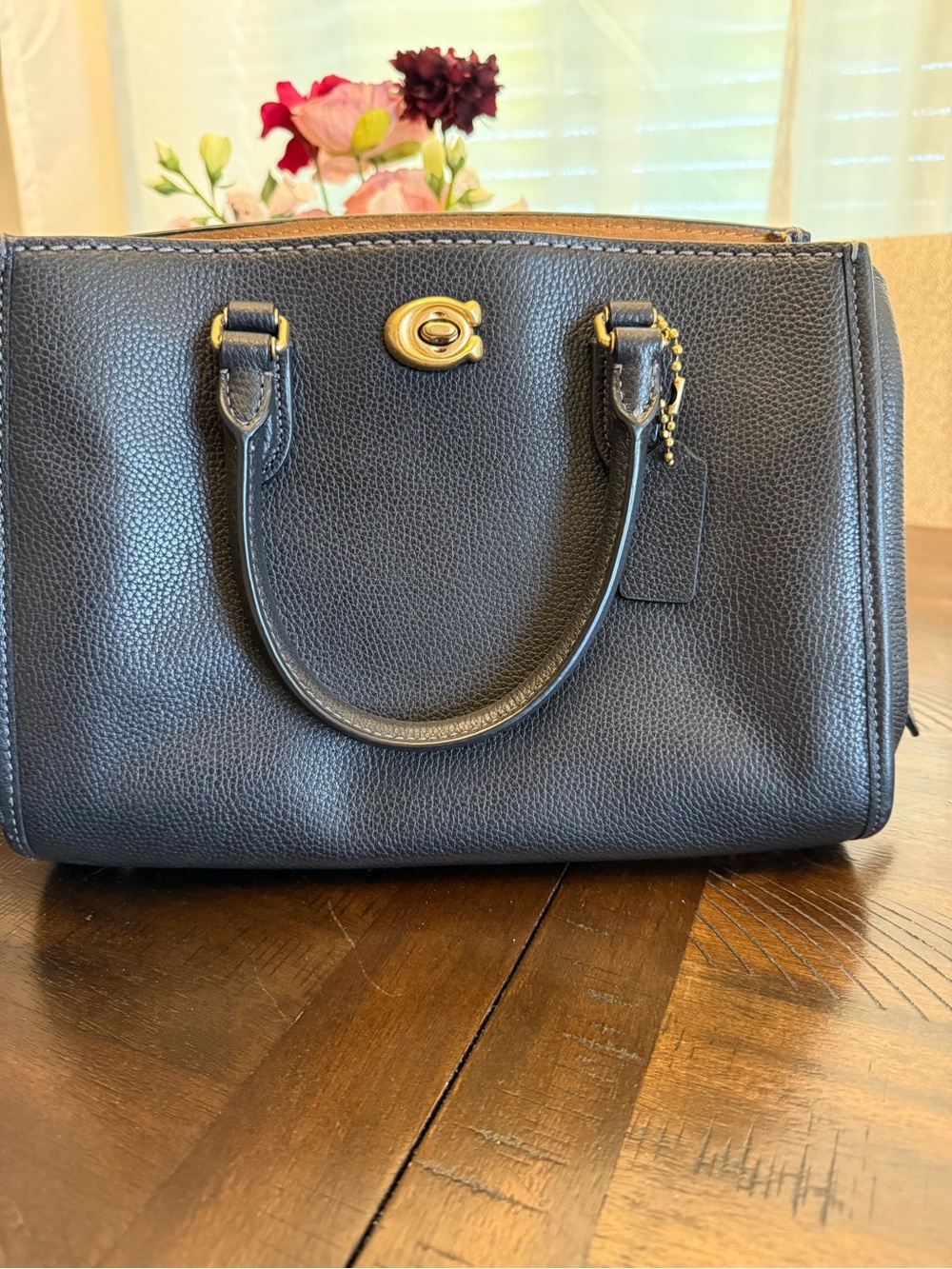 Coach Brooke Carryall 28 - Black with Gold Hardware